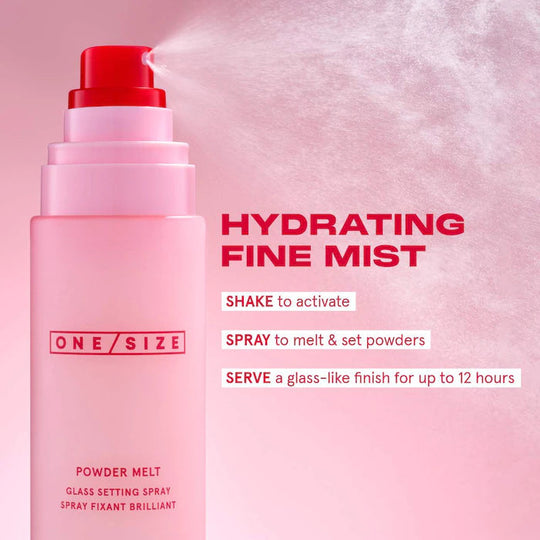 ONE SIZE by Patrick Starrr Powder Melt Glass Setting Spray 100ml