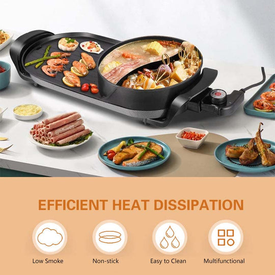 2-in-1 Grill & Hot Pot