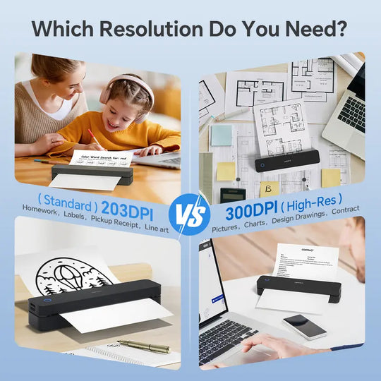 🖨️ ¡35% DE DESCUENTO! ⚡ Impresora térmica portátil inalámbrica Bluetooth – Compacta &  Ligero, conexión inalámbrica Bluetooth, impresión térmica rápida, sin tinta. &  Ideal para viajes desde casa 📱