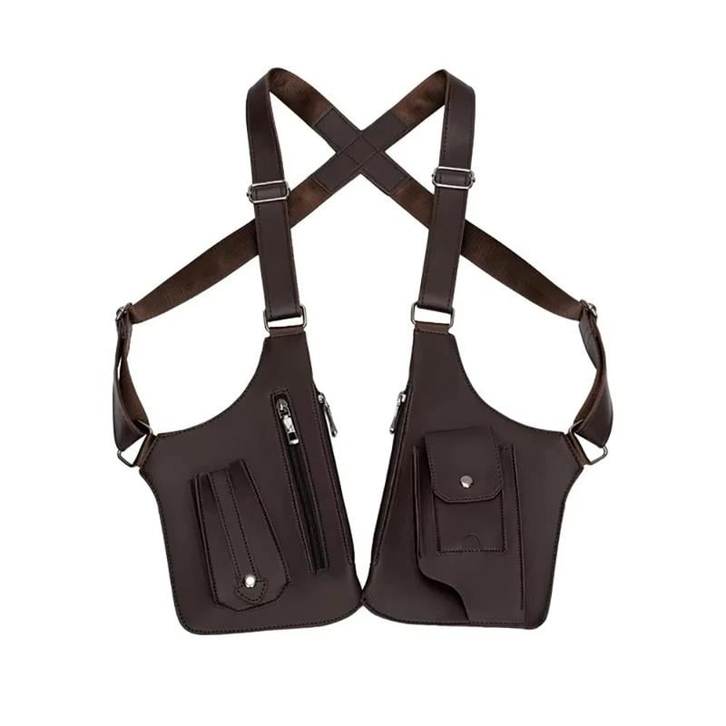 Borsa a tracolla regolabile sotto le ascelle in pelle premium per uomo & Donna