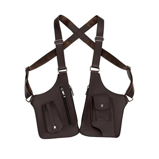 Borsa a tracolla regolabile sotto le ascelle in pelle premium per uomo & Donna