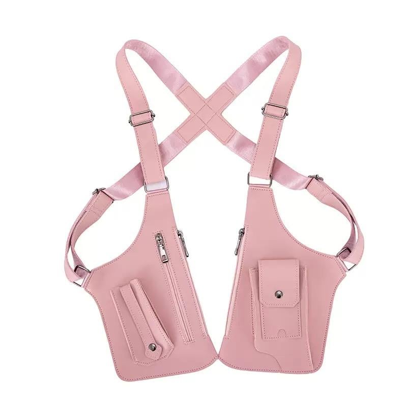 Borsa a tracolla regolabile sotto le ascelle in pelle premium per uomo & Donna