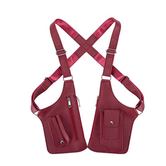 Borsa a tracolla regolabile sotto le ascelle in pelle premium per uomo & Donna
