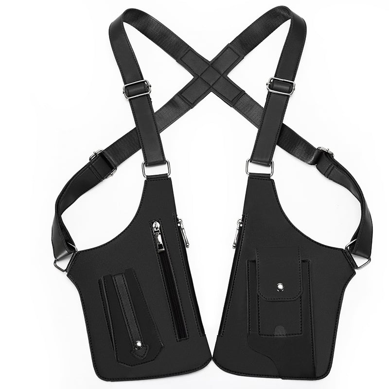 Borsa a tracolla regolabile sotto le ascelle in pelle premium per uomo & Donna