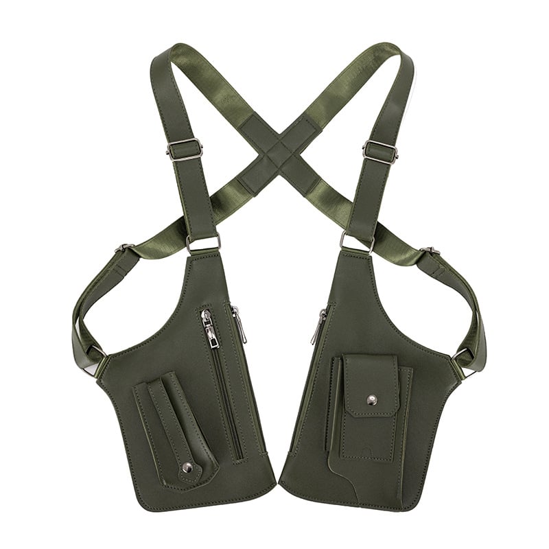 Borsa a tracolla regolabile sotto le ascelle in pelle premium per uomo & Donna