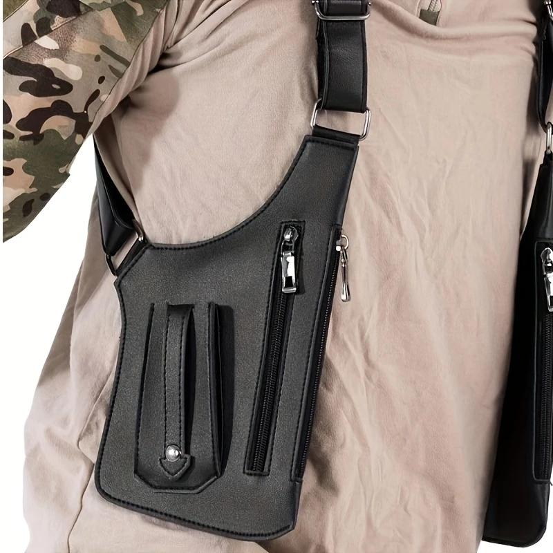 Borsa a tracolla regolabile sotto le ascelle in pelle premium per uomo & Donna