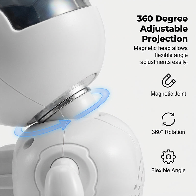 Roboter-Astronauten-Sternenhimmelprojektor mit Bluetooth-Lautsprecher