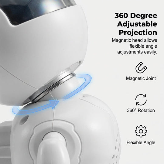 Roboter-Astronauten-Sternenhimmelprojektor mit Bluetooth-Lautsprecher