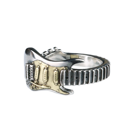 Rock Guitar Open Band Ring