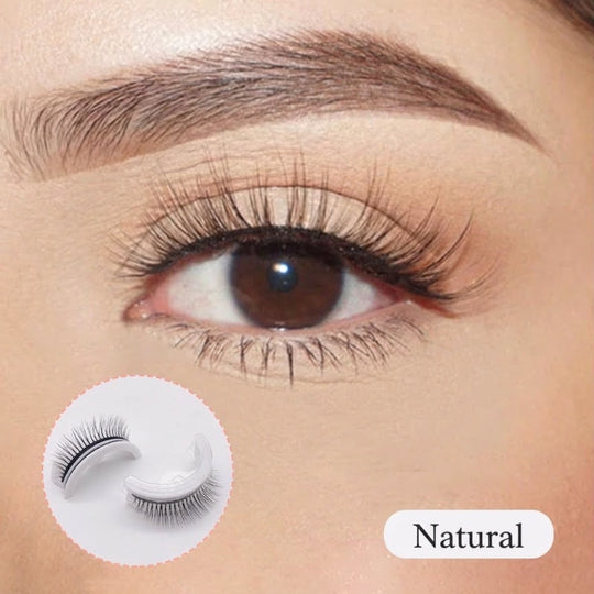 🏆 Last Day Special Price £9.99 ! 🔥 Buy One Get One Free 🎁  💐Waterproof & Reusable Self-Adhesive Eyelashes