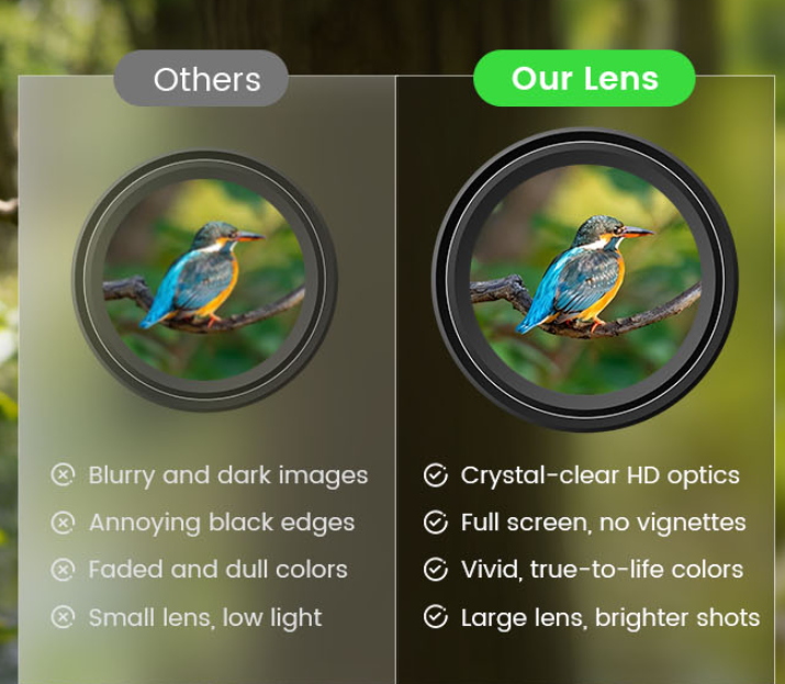 🏆Offer: 50% off🔭  Mini Pocket Monocular with Smartphone Clip