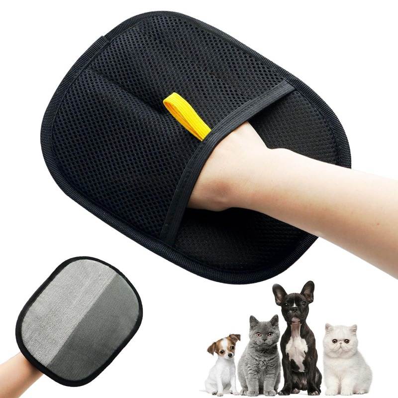 ⚡ 50K+ SOLD! 🎁Reusable Electrostatic Pet Hair Removal Glove - Works on Clothes, Couch, Car & All Fabric Surfaces
