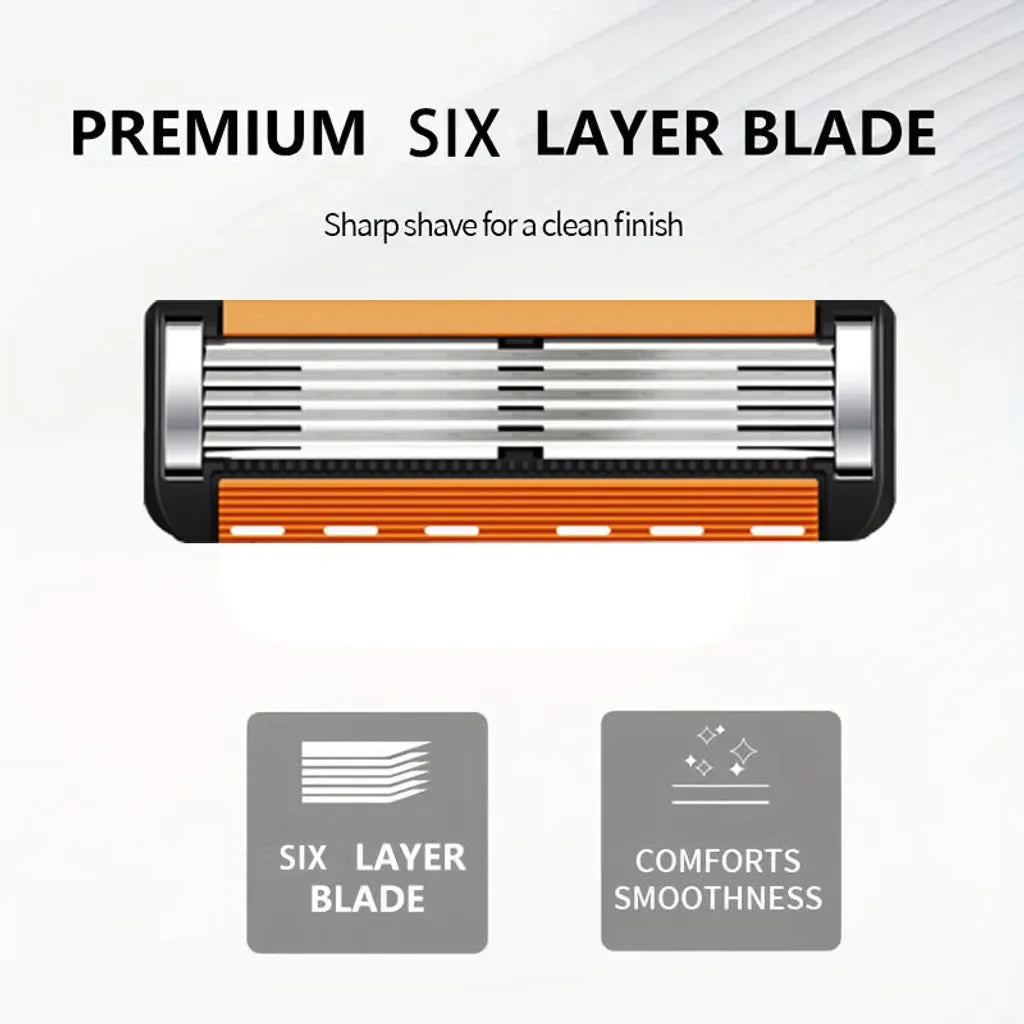 🔥Smart Shave Angebot – 24 Hochleistungs-Rasierklingen + GRATIS Griff