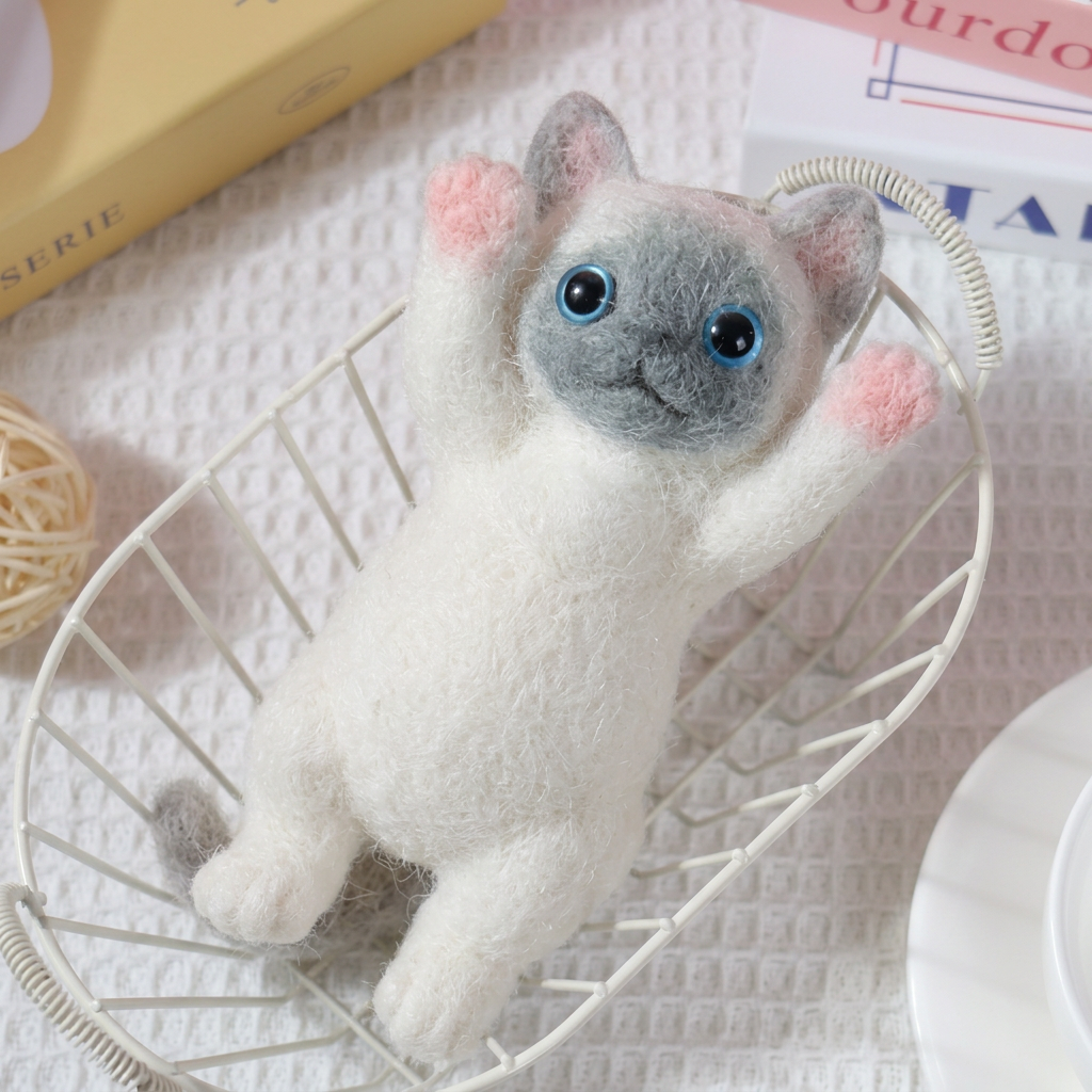 LIMITED-TIME 30% OFF! ✨Soft and Cuddly Cat – Stress-Relief Squeezable Toy