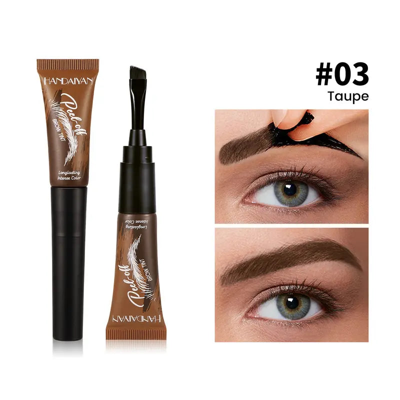 ⏳🏆LAST DAY SALE: ￡12.99!!💞Buy 1 Get 1 Free💞🎨Waterproof Brow Tint – Peel‑off, easy apply. Covers greys, shapes perfectly. A brow game changer!🌟