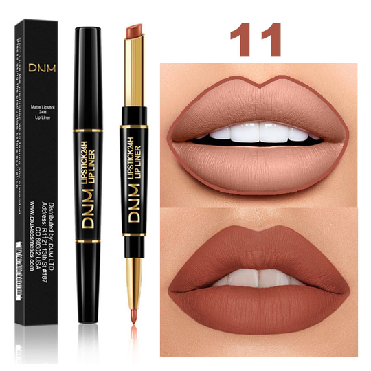 Lip liner and lipstick pen 2 in 1