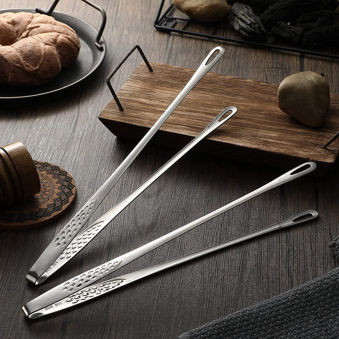 🔥Buy 1 Get 1 Free!✨Stainless Steel Barbecue Tongs – Multipurpose, Easy Grip, Easy Clean 🍖