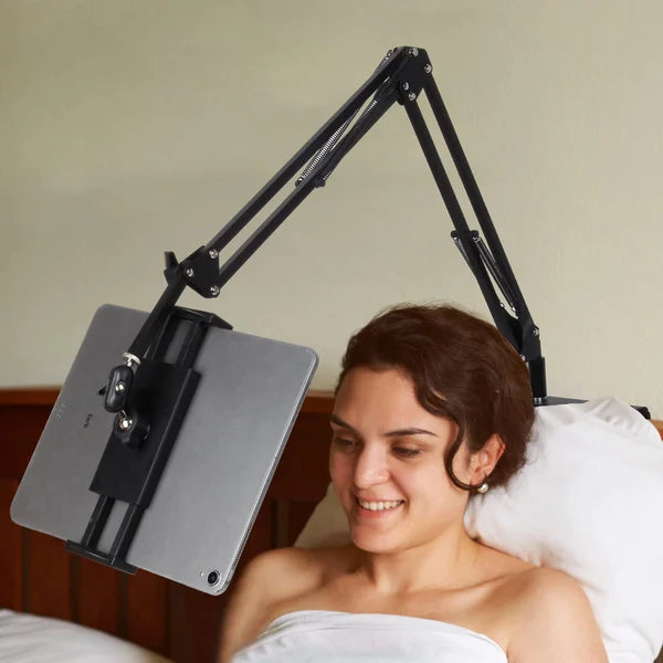 🔖 LIMITED-TIME 50% OFF! ⚡ Hidden Bedside Retractable Phone & Tablet Holder🛏️