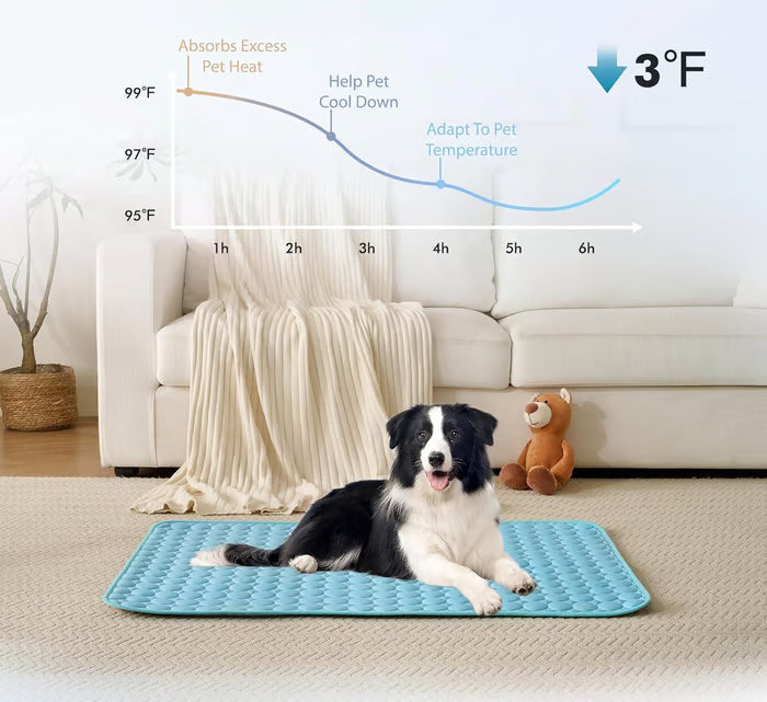 🧊 50% OFF TODAY! 🐶 Dog Cooling Mat (4X Cooling Effect) ✨ Instant Heat Relief & All-Day Summer Comfort for Pets ☀️🐾
