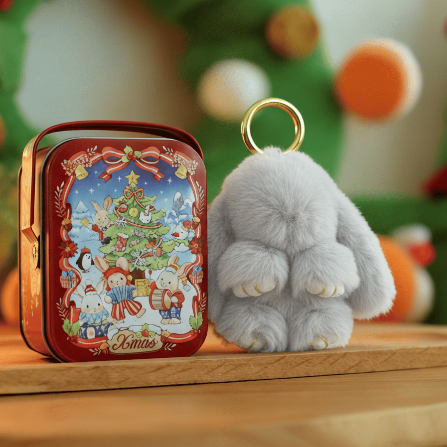 🏆LIMITED TIME SPECIAL SALE 30% OFF🐰 Handmade Soft Bunny PomPom Charms