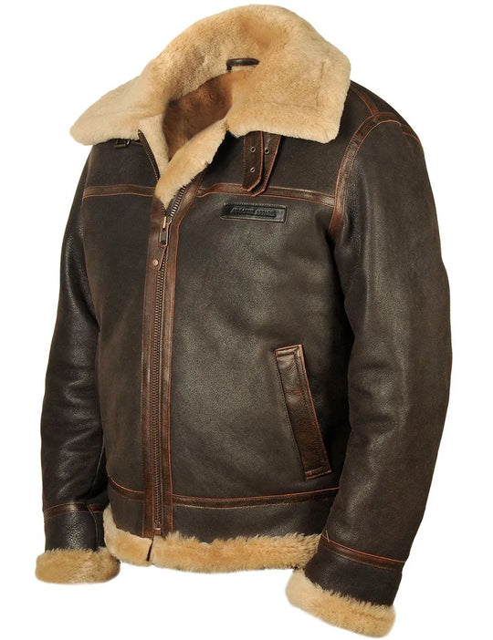 SHEEPSKIN BOMBER JACKET