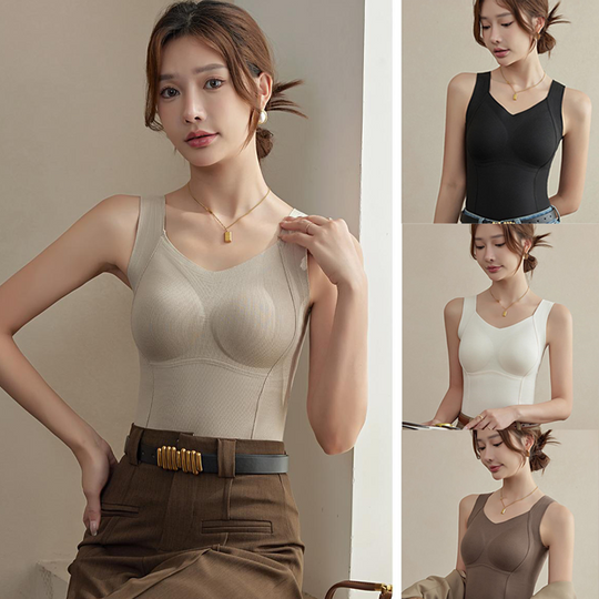 💃2025New 50%OFF✨Thickened Warm Tank Top with Lined Bra