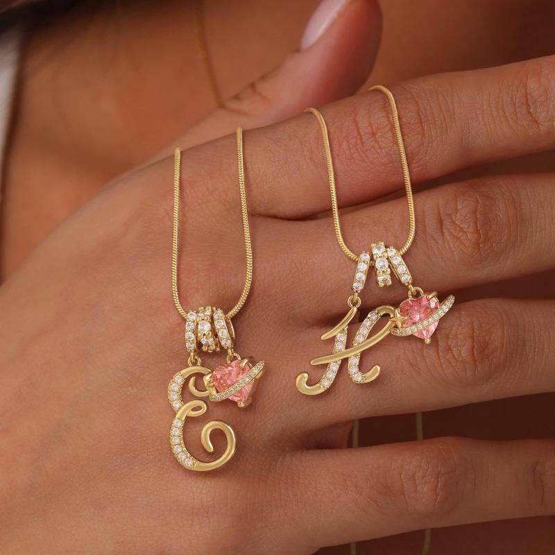 💖Last Day Huge Discount✨3-Layering Initial A-Z Letter Pendant Necklaces🎀