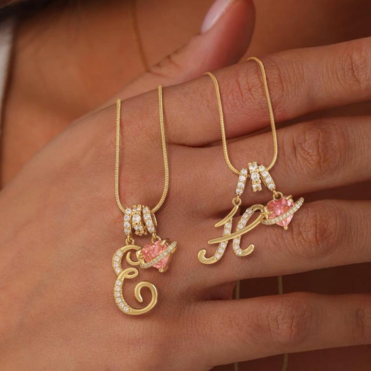 💖Last Day Huge Discount✨3-Layering Initial A-Z Letter Pendant Necklaces🎀