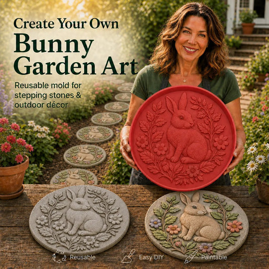 💥 LAST DAY 49% OFF - 🐦Garden Art Stepping Stone Mold 🌺Reusable Garden Art Mold – Make Your Garden Truly One of a Kind (📦Buy 2 Free Shipping)
