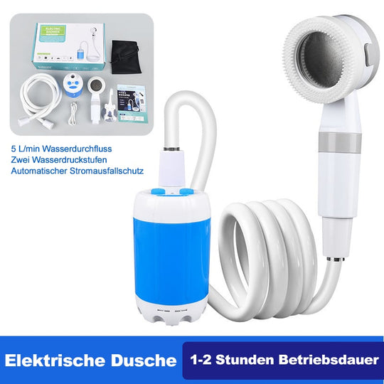 🚿Stay Fresh Outdoors✨Portable Camping Shower with Adjustable Flow – For Easy & Convenient Outdoor Cleaning!