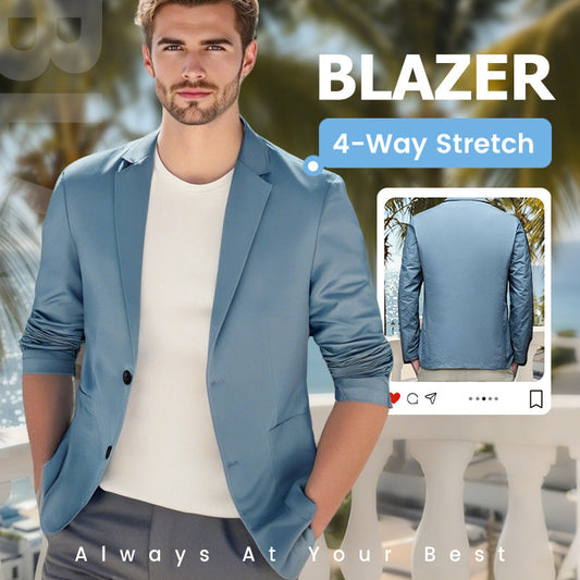 Men's Summer Lightweight Suit Jacket