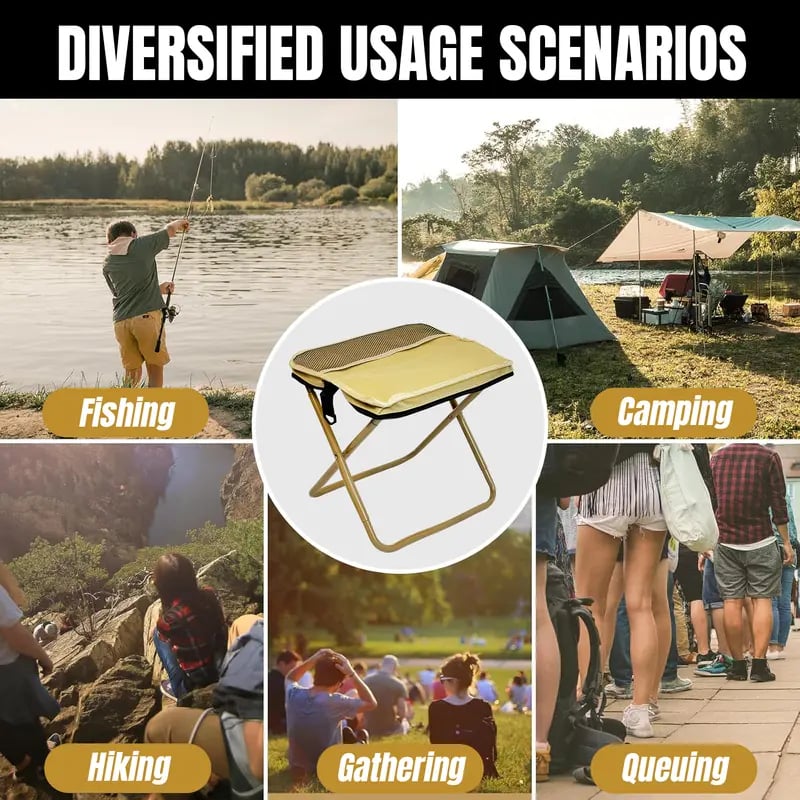 ⏰🔥 50% OFF FOR A LIMITED TIME! 🪑 2-in-1 Folding Chair – Your Perfect Seat for Outdoor Adventures 🌿✨