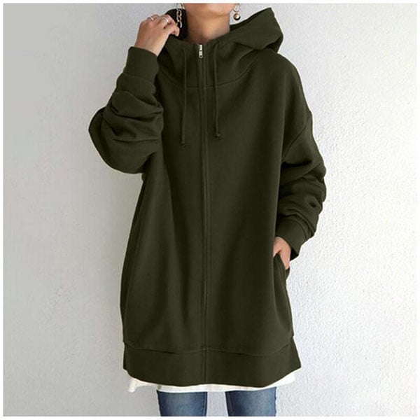 49% OFF🌷Women's Autumn/Winter Zipper Hooded Sweater