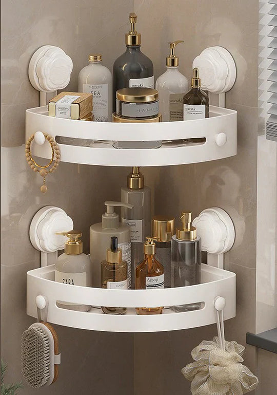 🔥 Hot Sale 50% OFF 🔥 Corner Shower Storage Rack🚿 - Space-Saving & Easy to Install, Perfect for Organizing Toiletries ✨
