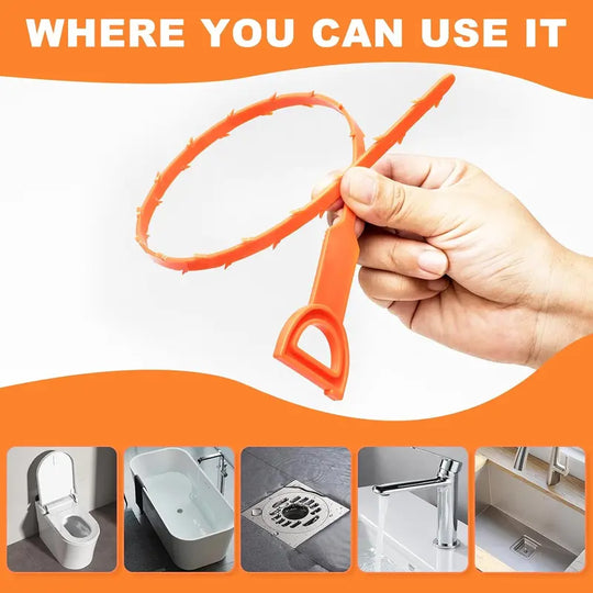 🌟 49% OFF NOW! 🛠️ 20.5-inch Drain Snake – Flexible, durable & easy to use – Clears clogs in sinks, tubs & pipes fast 💧