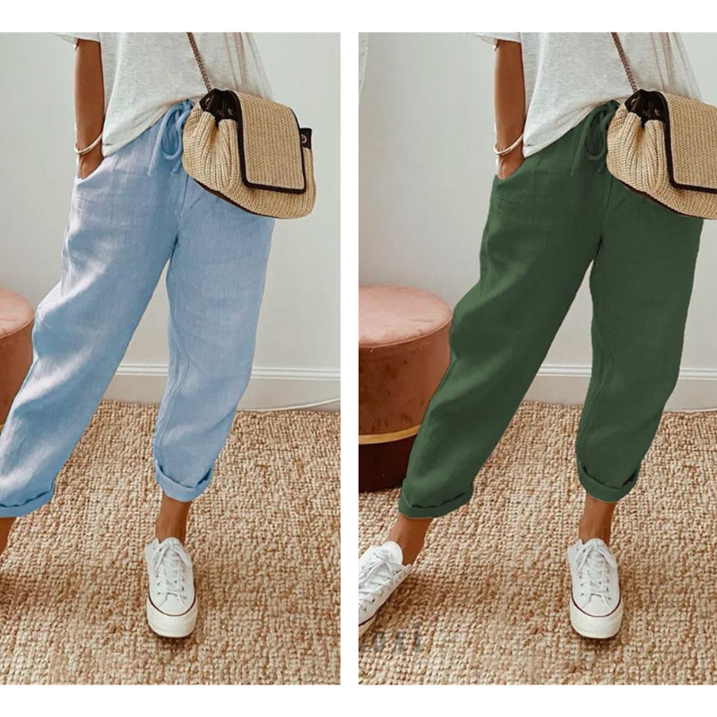 👖 20% OFF NOW ! ⚡ Casual Cotton and Linen Pants for Women – Skin-friendly Breathable, Loose Fit & All-match Daily Wear Design ☁️