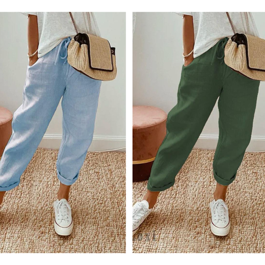 👖 20% OFF NOW ! ⚡ Casual Cotton and Linen Pants for Women – Skin-friendly Breathable, Loose Fit & All-match Daily Wear Design ☁️