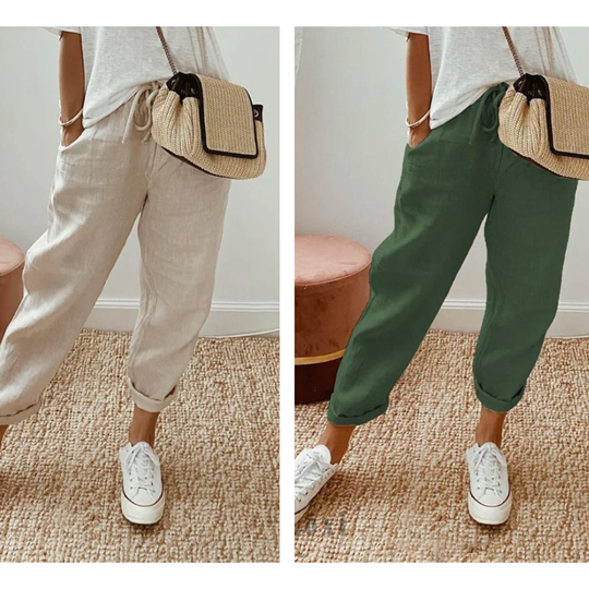 👖 20% OFF NOW ! ⚡ Casual Cotton and Linen Pants for Women – Skin-friendly Breathable, Loose Fit & All-match Daily Wear Design ☁️