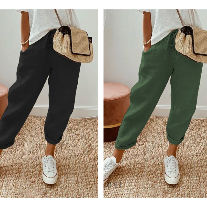 👖 20% OFF NOW ! ⚡ Casual Cotton and Linen Pants for Women – Skin-friendly Breathable, Loose Fit & All-match Daily Wear Design ☁️