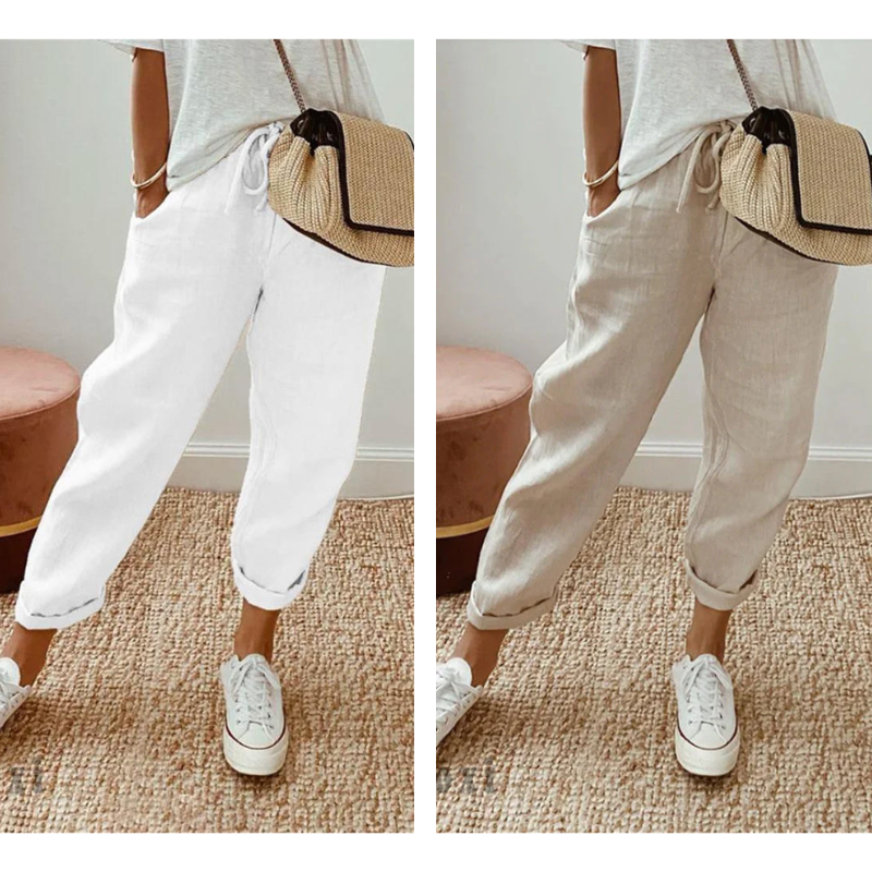 👖 20% OFF NOW ! ⚡ Casual Cotton and Linen Pants for Women – Skin-friendly Breathable, Loose Fit & All-match Daily Wear Design ☁️