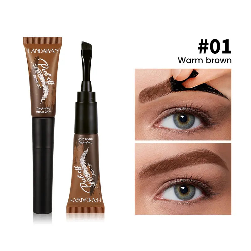 ⏳🏆LAST DAY SALE: ￡12.99!!💞Buy 1 Get 1 Free💞🎨Waterproof Brow Tint – Peel‑off, easy apply. Covers greys, shapes perfectly. A brow game changer!🌟