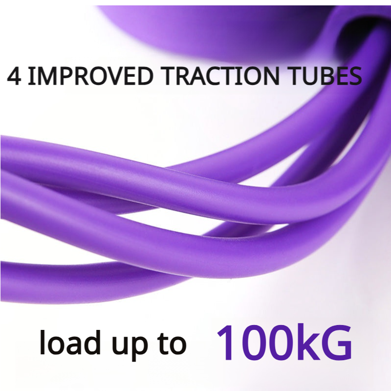 ✨2025 Hot Sale🔥32 Fitness Resistance Bands-4 Tube Pedal Ankle Puller