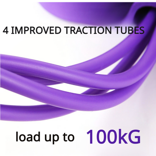 ✨2025 Hot Sale🔥32 Fitness Resistance Bands-4 Tube Pedal Ankle Puller