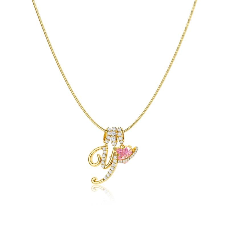 💖Last Day Huge Discount✨3-Layering Initial A-Z Letter Pendant Necklaces🎀
