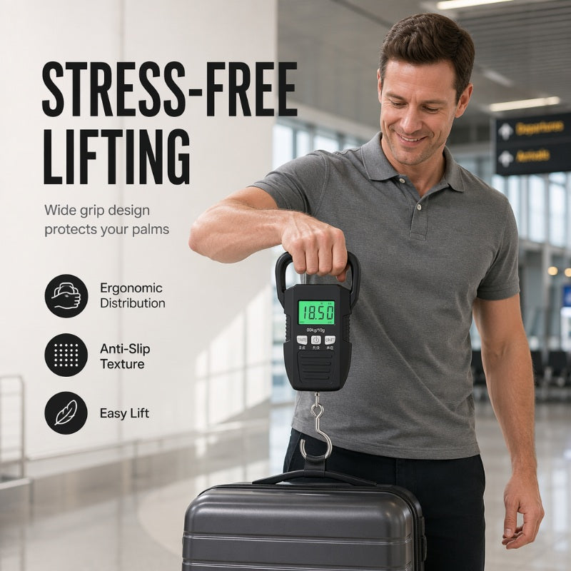 📢📢50% OFF !! ⏰Kolzp Digital Handheld Luggage Scale