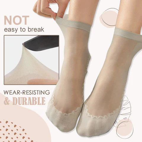 🎁Invisible Slip-resistant Crystal Silk Socks