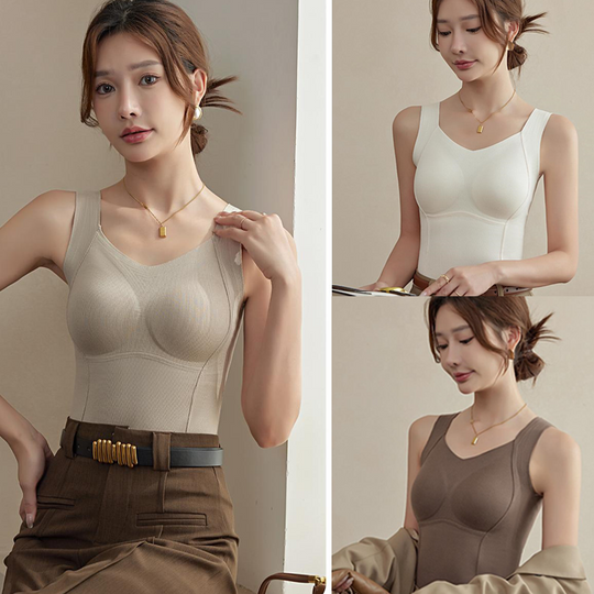 💃2025New 50%OFF✨Thickened Warm Tank Top with Lined Bra