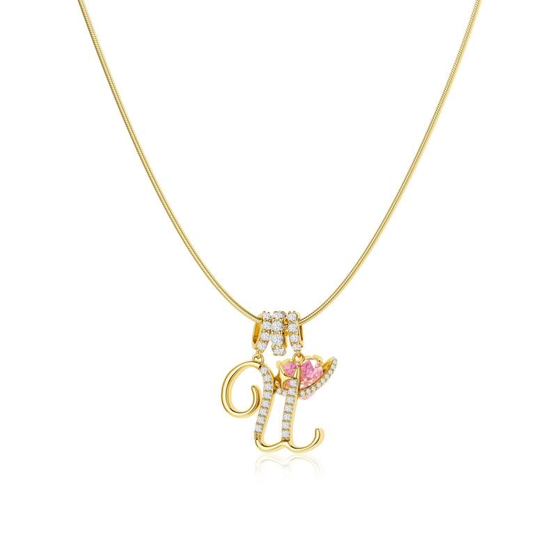 💖Last Day Huge Discount✨3-Layering Initial A-Z Letter Pendant Necklaces🎀