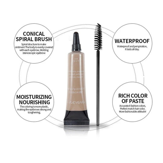 💕Long-lasting Waterproof Smudge-proof Liquid Eyebrow Gel/Tint(With Free Brush)