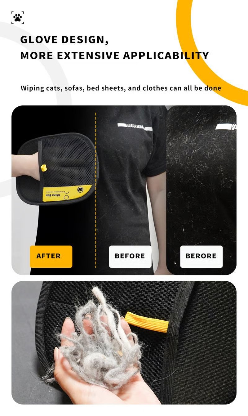 ⚡ 50K+ SOLD! 🎁Reusable Electrostatic Pet Hair Removal Glove - Works on Clothes, Couch, Car & All Fabric Surfaces